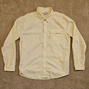 Ex Officio Men's Classic Butter Yellow Button-Down Insect Repellent Shirt